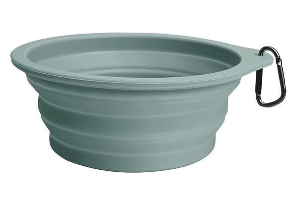 Gamelle pliable pour chien en voyage