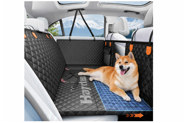 Protection banquette pour chien en voyage