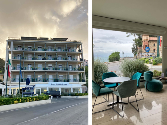 Hotel Santa Margherita avec un chien
